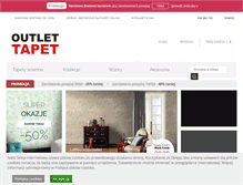 Tablet Screenshot of outlet-tapet.pl